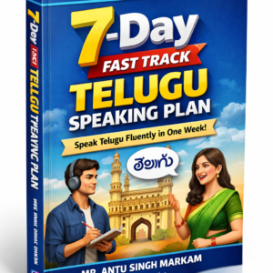 7-Day Fast Track Telugu Speaking Plan® – Speak Fluent Telugu in One Week