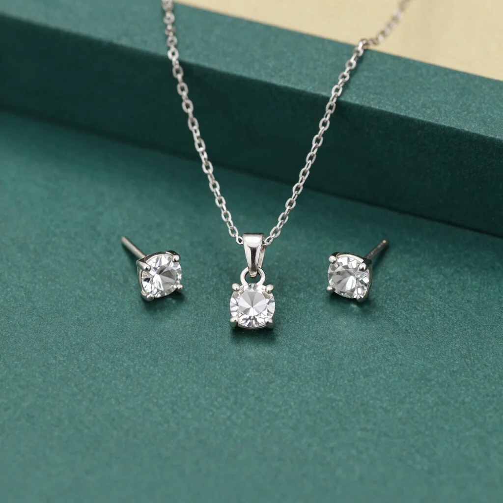 Saanvi Silver Set